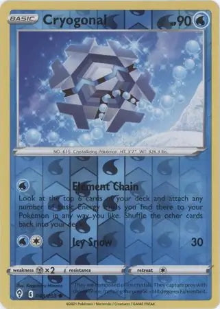 Evolving Skies Cryogonal #43/203 reverse holo